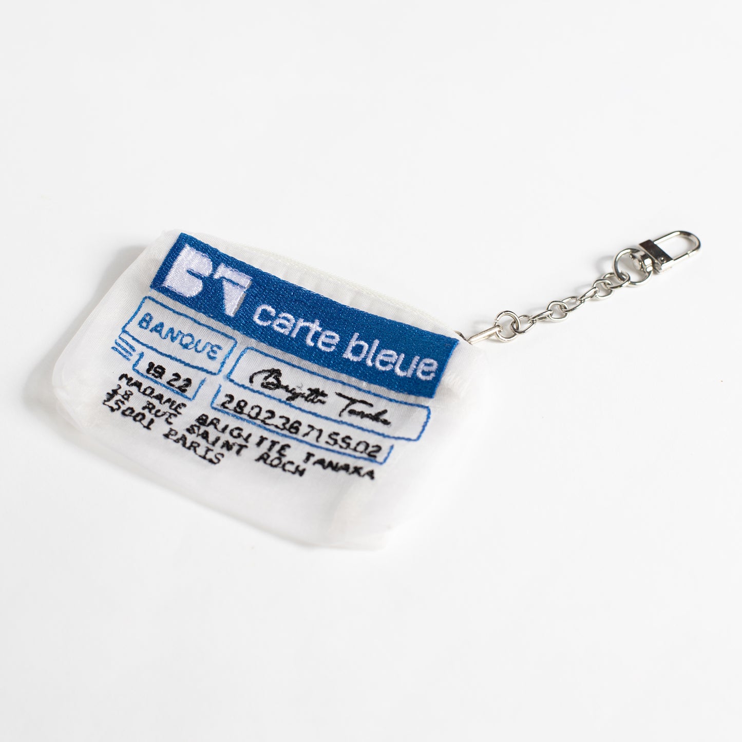 Brigitte Tanaka Carte Keychain Organza Bag