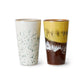 HKliving 70's Ceramics Brine Latte Mugs (Set of 2)