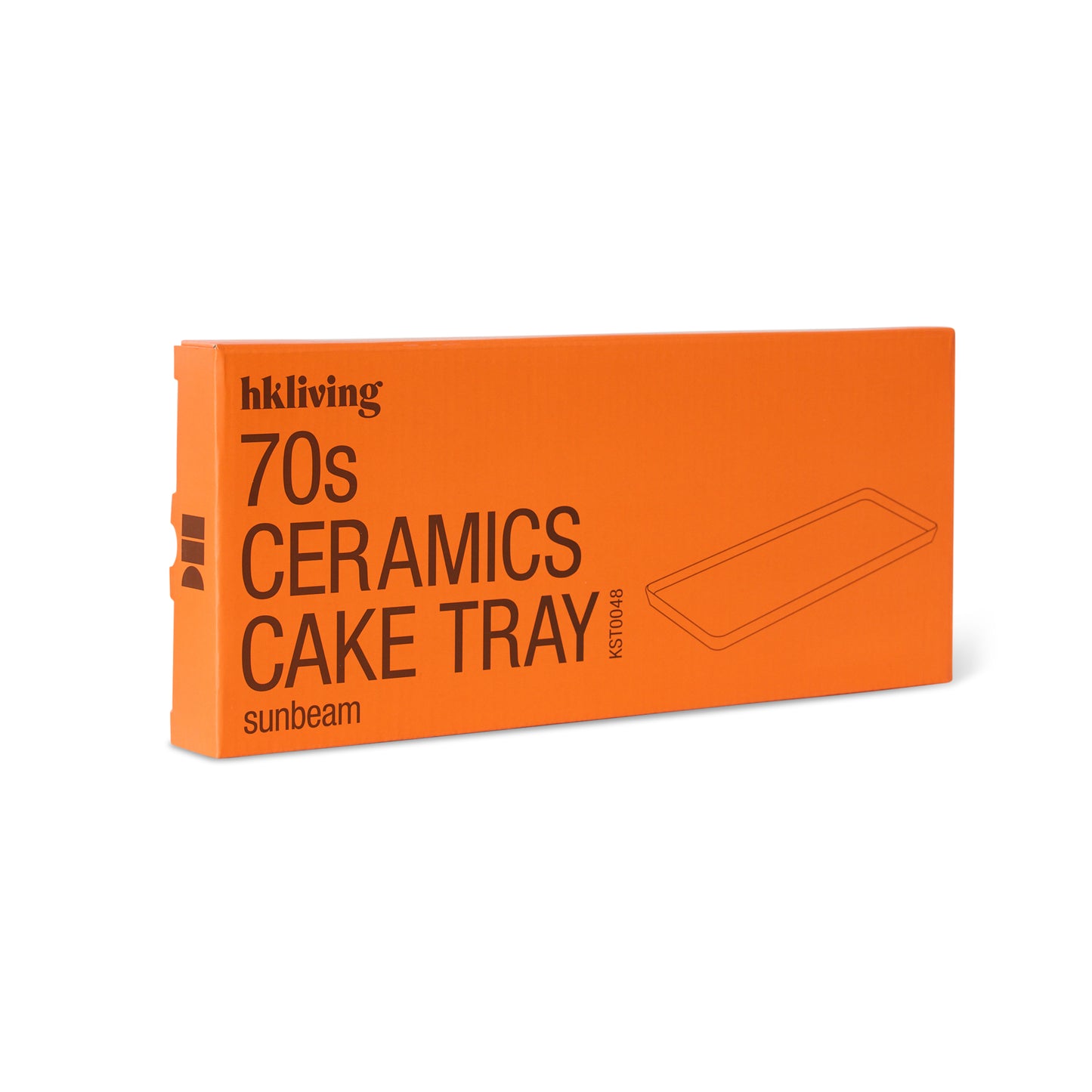 HKliving 70's Ceramics Sunbeam Cake Tray