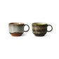 HKliving 70's Ceramics Odyssey Tea cups (Set of 2)