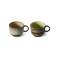 HKliving 70's Ceramics Odyssey Tea cups (Set of 2)