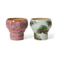 HKliving 70's Ceramics Expression Lungo Mugs (Set of 2)