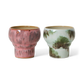 HKliving 70's Ceramics Expression Lungo Mugs (Set of 2)