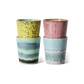 HKliving 70's Ceramics Artistic Coffee Mugs (Set of 4)