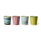 HKliving 70's Ceramics Artistic Coffee Mugs (Set of 4)
