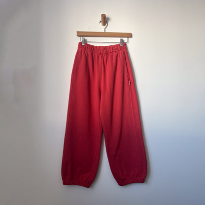 Le Bon Shoppe Coral Red French Terry Balloon Pants