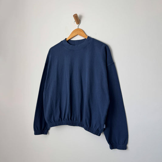 Le Bon Shoppe Marine Navy Daisy Long Sleeve Top