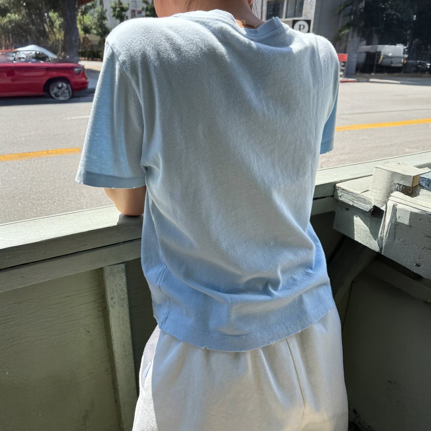 Le Bon Shoppe Baby Blue Darling Tee
