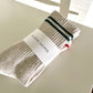 Le Bon Shoppe Oatmeal Boyfriend Socks