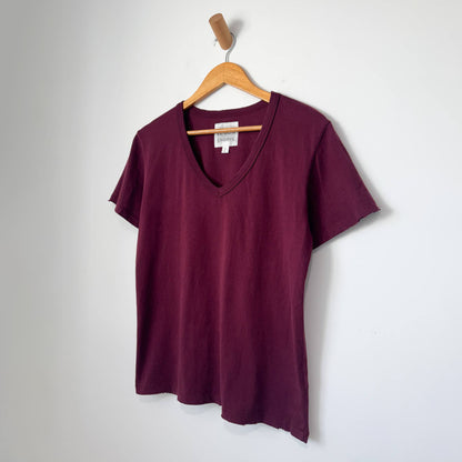 Le Bon Shoppe Maroon Organic Cotton La Vie Tee