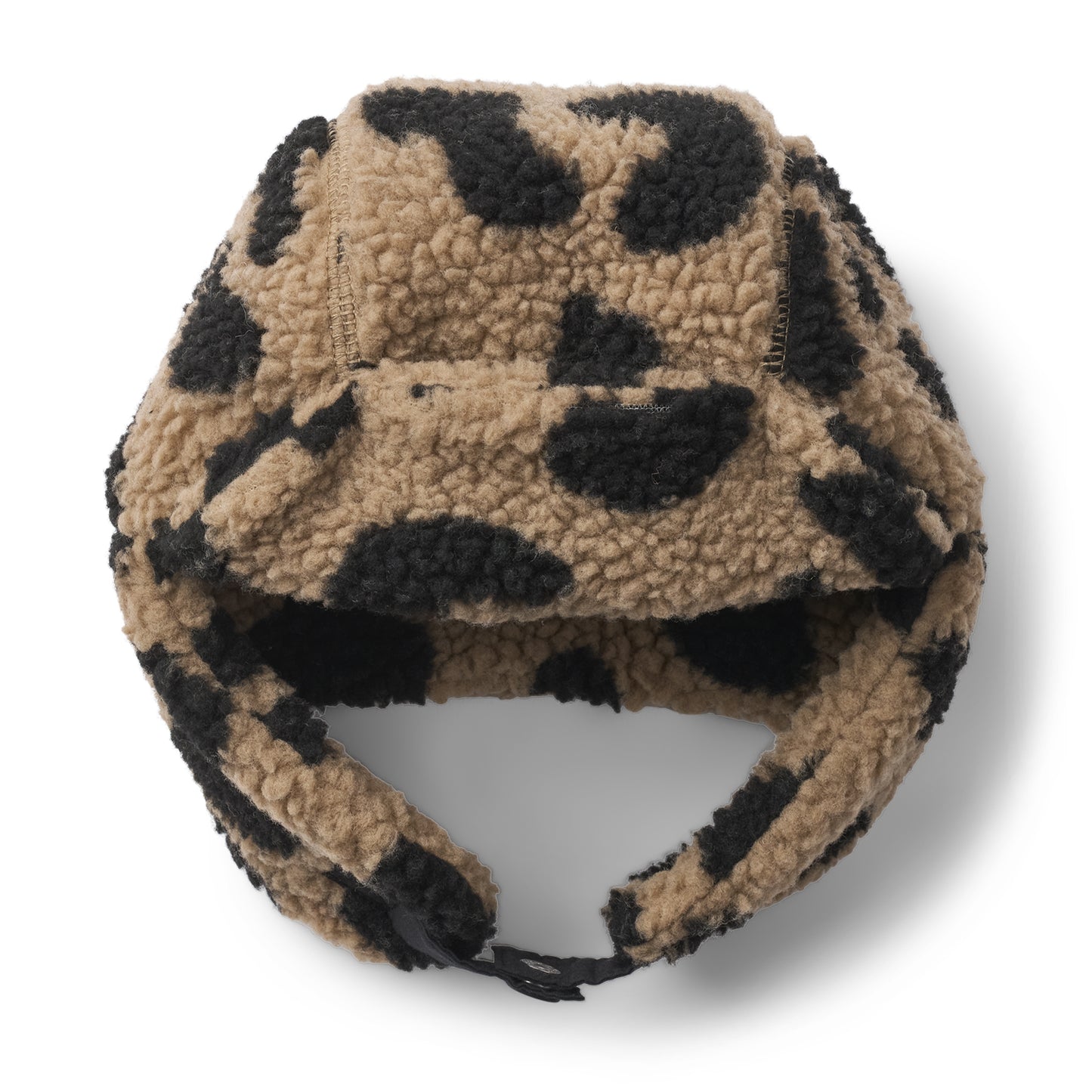 Leopard print headband on a white background