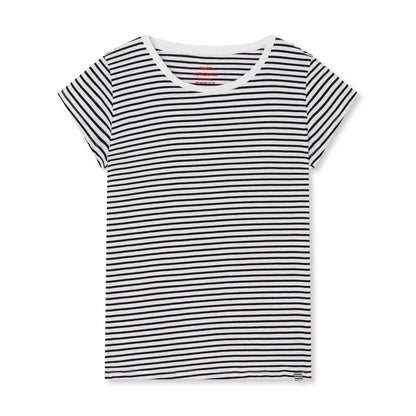 Mads Nørgaard Fine Stripe Fine Jersey Teasy Tee