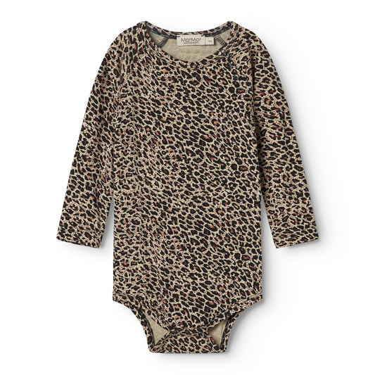 Brown Leopard Long Sleeve Body