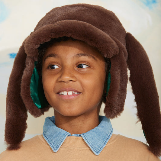 Mini Rodini Rabbit Ear Faux Fur Cap