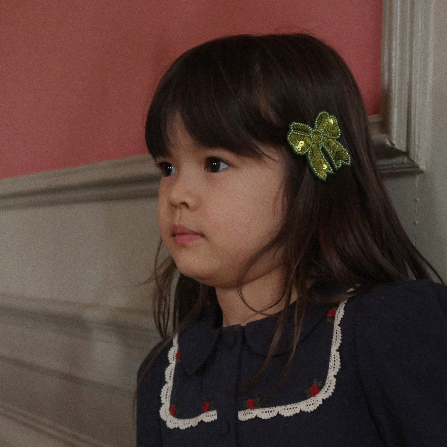 Konges Sløjd Green Sequin Hairclips