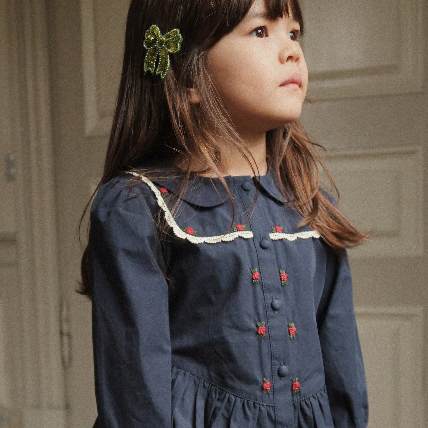 Konges Sløjd Green Sequin Hairclips