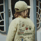Konges Sløjd Pale Olive Green Juno Printed Bomber Jacket