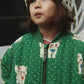 Konges Sløjd Dot Miao Verde Juno Printed Bomber Jacket
