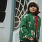 Konges Sløjd Dot Miao Verde Juno Printed Bomber Jacket