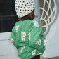 Konges Sløjd Dot Miao Verde Juno Printed Bomber Jacket