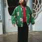 Konges Sløjd Dot Miao Verde Juno Printed Bomber Jacket