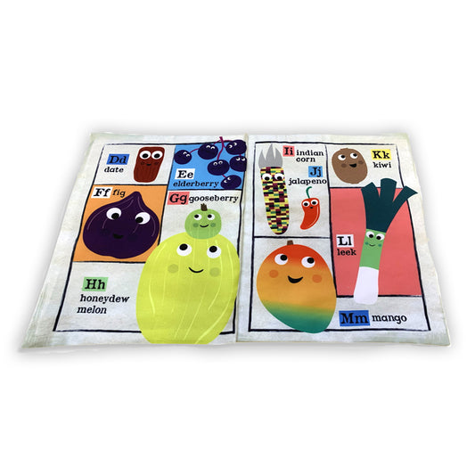 Fruit & Veg ABC Crinkly Cloth Book