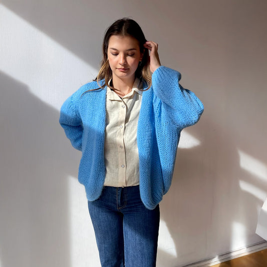 Øst Smila Cardigan - Cornflower Blue