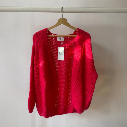 Øst Smila Cardigan - Fuchsia