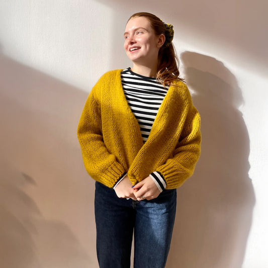 Øst Smila Cardigan - Mustard