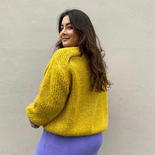 Øst Smila Cardigan - Mustard