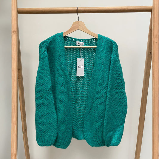 Øst Smila Cardigan - Turquoise Green