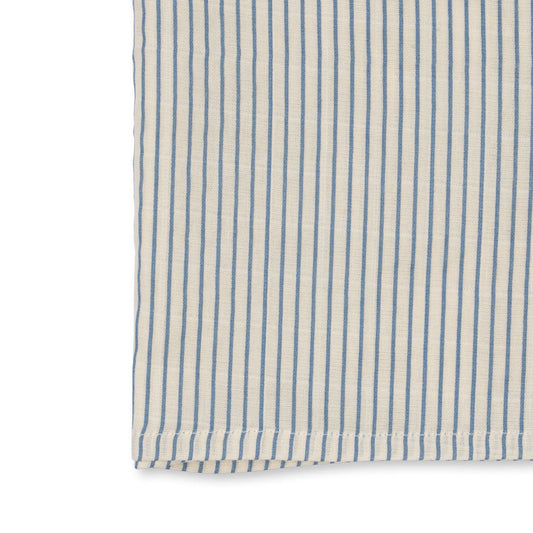 Konges Sløjd Stripe Blue 3 Pack Muslin Cloth GOTS