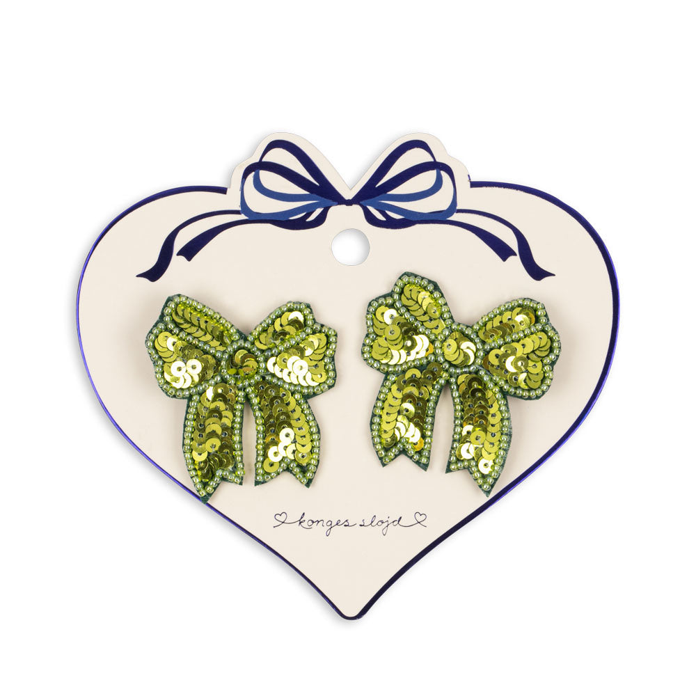 Konges Sløjd Green Sequin Hairclips