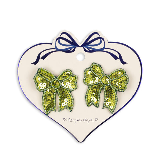 Konges Sløjd Green Sequin Hairclips