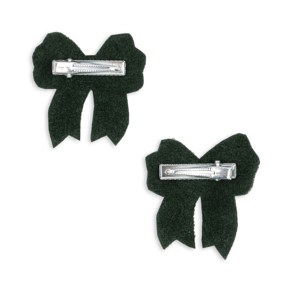 Konges Sløjd Green Sequin Hairclips