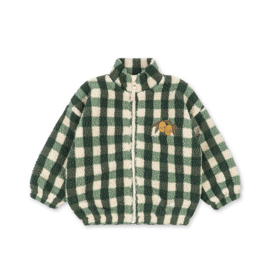 Konges Sløjd Green Check Jody Teddy Jacket