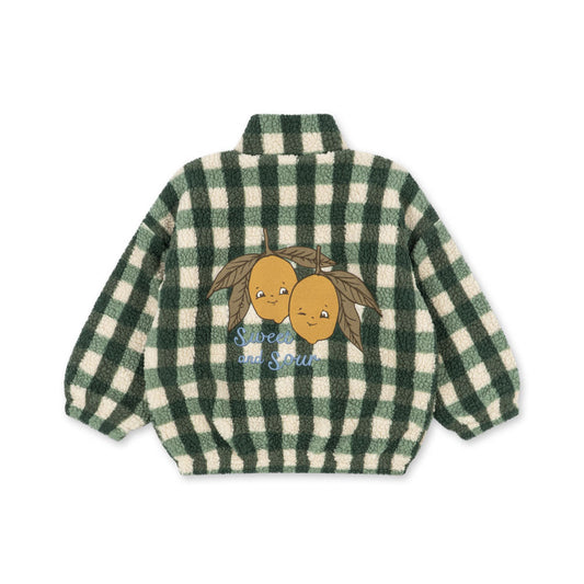 Konges Sløjd Green Check Jody Teddy Jacket