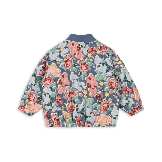 Konges Sløjd Bloomiegrape Blues Juno Printed Bomber Jacket
