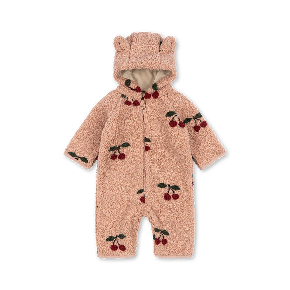 Konges Sløjd Ma Grande Cerise Blush Jody Teddy Onesie