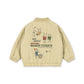 Konges Sløjd Pale Olive Green Juno Printed Bomber Jacket