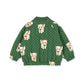 Konges Sløjd Dot Miao Verde Juno Printed Bomber Jacket