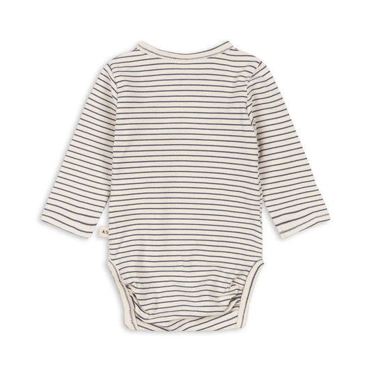 Konges Sløjd Stripe Como Basic Long Sleeve Newborn Body