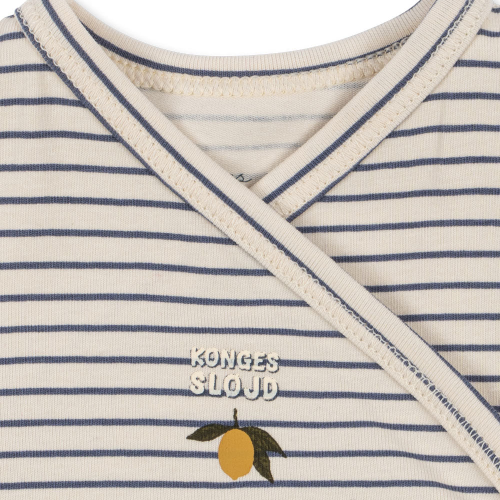 Konges Sløjd Stripe Como Basic Long Sleeve Newborn Body