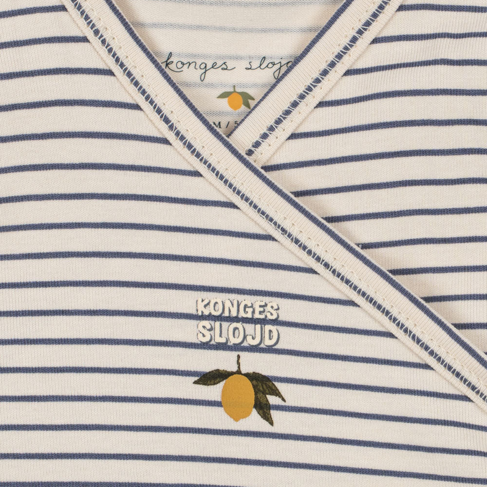 Konges Sløjd Stripe Como Basic Newborn Onesie