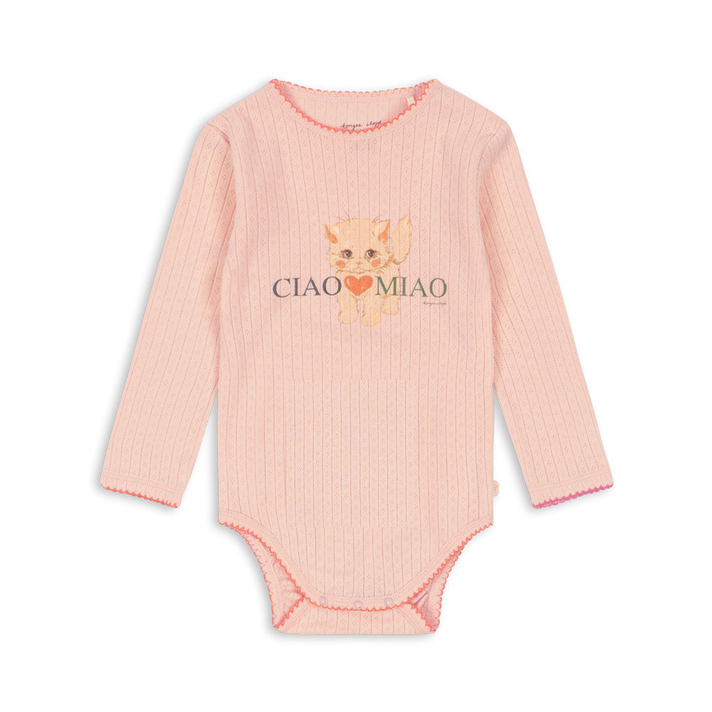 Konges Sløjd Pale Blush Minnie Body GOTS