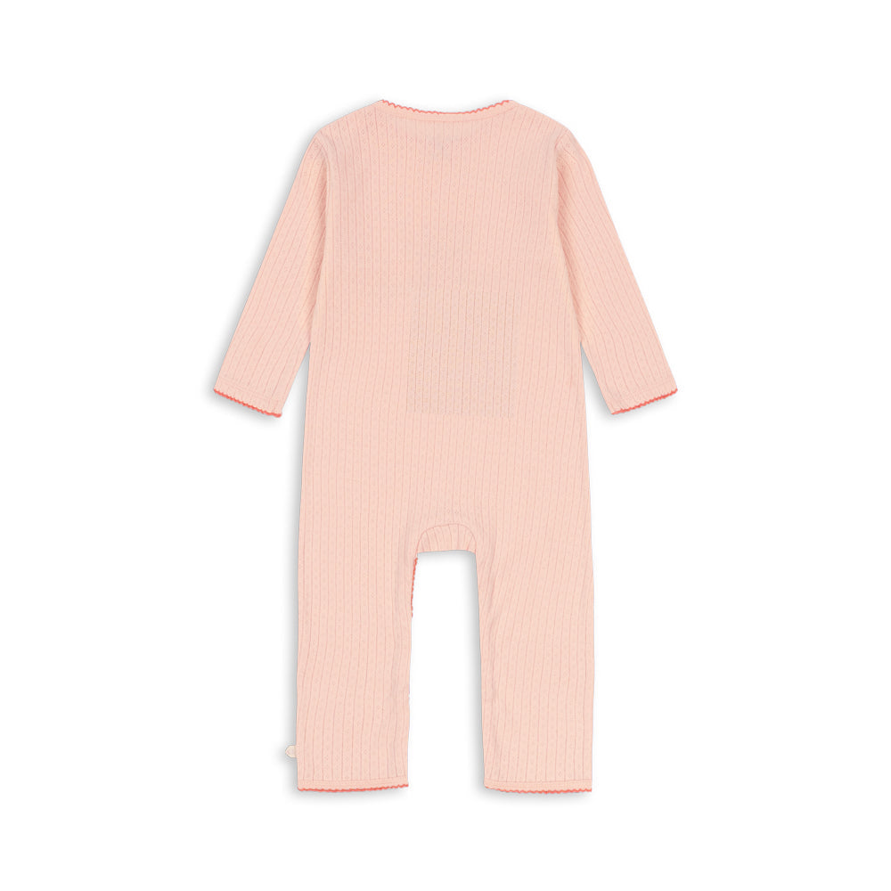 Konges Sløjd Pale Blush Ciao Miao Minnie Onesie GOTS