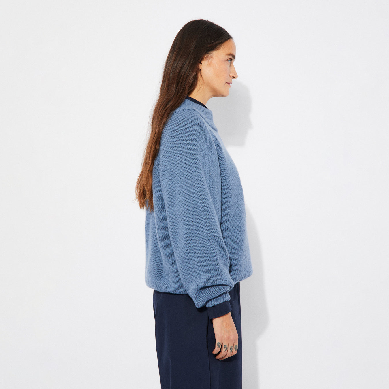 Rita Row Dellui Blue Recycled Knitted Sweater