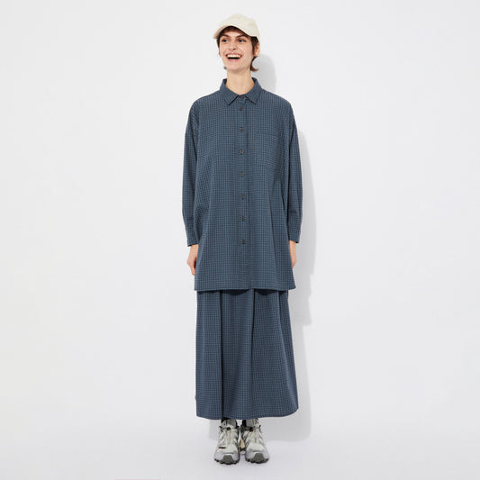 Rita Row Morto Check Oversized Cotton Shirt