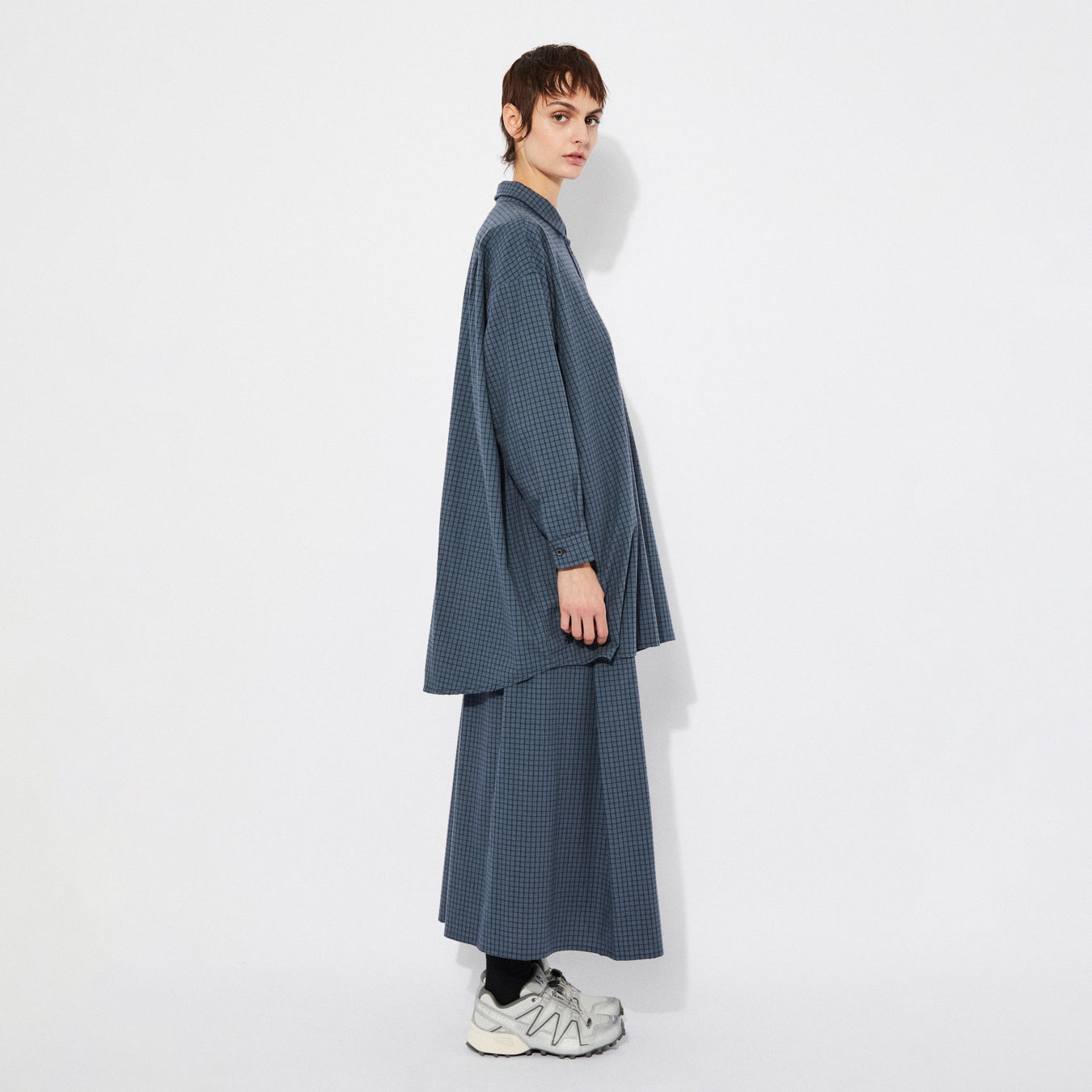 Rita Row Morto Check Oversized Cotton Shirt