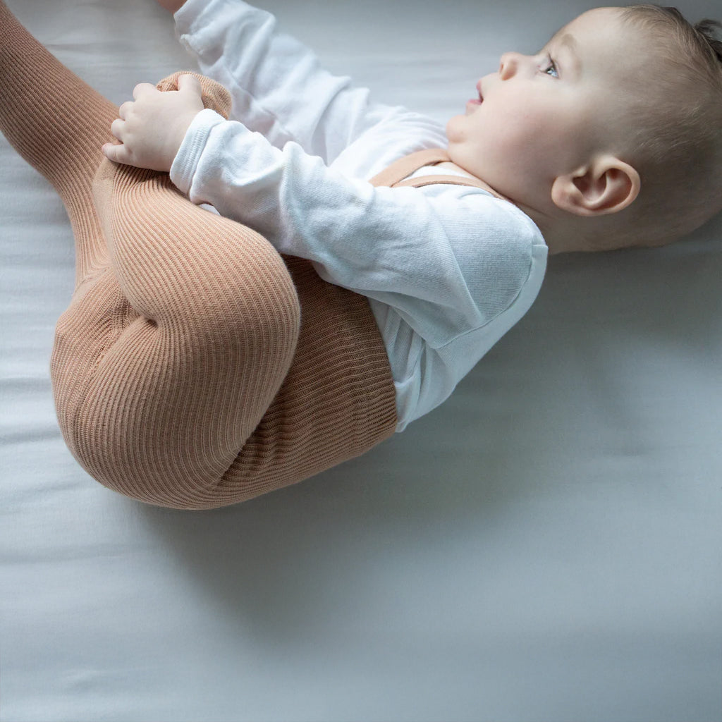 Silly Silas Light Brown Footed Tights with Braces